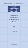 Cover: Anecdotes of Samuel Johnson - Cambridge University Press