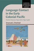 Cover: Language Contact in the Early Colonial Pacific - Cambridge University Press