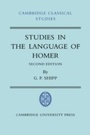 Cover: Studies in The Language of Homer - Cambridge University Press