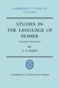 Cover: Studies in The Language of Homer - Cambridge University Press