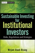 Cover: Sustainable Investing for Institutional Investors - Wiley