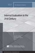 Cover: Internal Evaluation in the 21st Century - Jossey-Bass