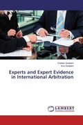 Cover: Experts and Expert Evidence in International Arbitration - LAP Lambert Academic Publishing