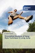 Cover: Kinematical Analysis of Hang Style Technique in Long Jump - Scholars' Press
