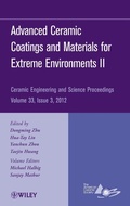 Cover: Advanced Ceramic Coatings and Materials for Extreme Environments II, Volume 33, Issue 3 - Wiley