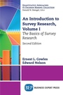 Cover: An Introduction to Survey Research, Volume I - Business Expert Press