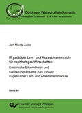 Cover: IT-gest&uuml;tzte Lern- und Assessmentmodule f&uuml;r nachhaltiges Wirtschaften - Cuvillier Verlag