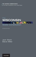 Cover: The Wisconsin State Constitution - Oxford University Press Inc