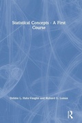 Cover: Statistical Concepts - A First Course - Routledge