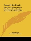 Cover: Songs Of The People - Kessinger Publishing