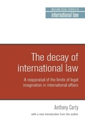 Cover: The Decay of International Law - Manchester University Press