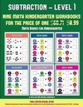 Cover: Math Books for Kindergarten (Kindergarten Subtraction/taking away Level 1) - Kindergarten Workbooks