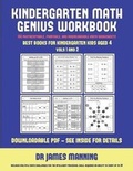 Cover: Best Books for Kindergarten Kids aged 4 (Kindergarten Math Genius) - Kindergarten Workbooks