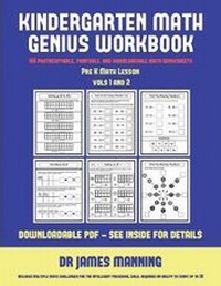 Enlarge image Cover: Pre K Math Lesson (Kindergarten Math Genius) - Kindergarten Workbooks