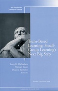 Cover: Team-Based Learning - Jossey-Bass