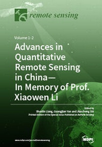 Enlarge image Cover: Advances in Quantitative Remote Sensing in China - In Memory of Prof. Xiaowen Li - MDPI