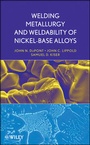 Cover: Welding Metallurgy and Weldability of Nickel-Base Alloys - Wiley