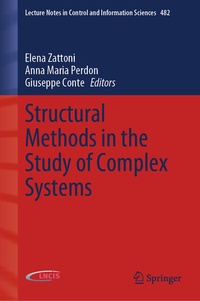 Enlarge image Cover: Structural Methods in the Study of Complex Systems - Springer