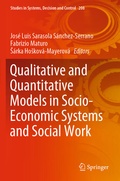 Cover: Qualitative and Quantitative Models in Socio-Economic Systems and Social Work - Springer