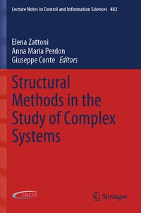 Enlarge image Cover: Structural Methods in the Study of Complex Systems - Springer