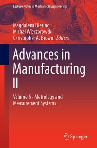 Enlarge image Cover: Advances in Manufacturing II - Springer