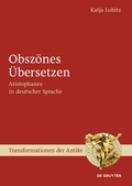 Cover: Obsz&ouml;nes &Uuml;bersetzen - De Gruyter