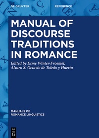 Enlarge image Cover: Manual of Discourse Traditions in Romance - De Gruyter