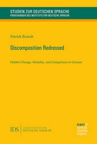 Enlarge image Cover: Discomposition Redressed - Narr Francke Attempto