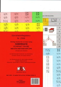 Abbildung von: DürckheimRegister® HABERSACK KOMPAKT / Gesetze und §§ - Dürckheim Verlag