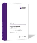 Cover: Transparenzleistung und Vertrauen - Steinbeis-Edition
