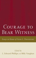 Cover: Courage to Bear Witness - Wipf & Stock Publishers