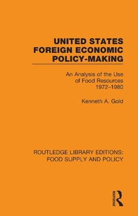 Abbildung von: United States Foreign Economic Policy-making - Routledge