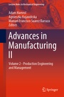 Cover: Advances in Manufacturing II - Springer
