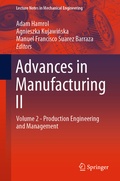 Cover: Advances in Manufacturing II - Springer