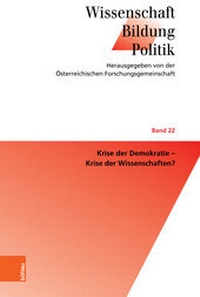 Abbildung von: Krise der Demokratie - Krise der Wissenschaften? - Böhlau