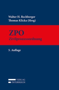 Abbildung von: ZPO - Verlag Österreich
