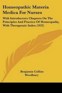 Abbildung von: Homeopathic Materia Medica For Nurses - Kessinger Publishing