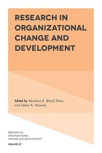 Abbildung von: Research in Organizational Change and Development - Emerald Publishing Limited