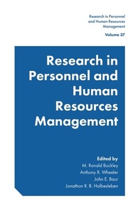 Abbildung von: Research in Personnel and Human Resources Management - Emerald Publishing Limited