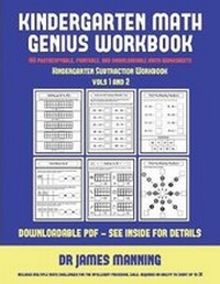 Enlarge image Cover: Kindergarten Subtraction Workbook (Kindergarten Math Genius) - Kindergarten Workbooks