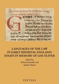 Cover: Languages of the Law in Early Medieval England - Peeters Publishers