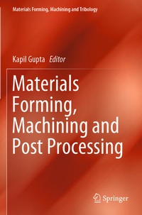 Enlarge image Cover: Materials Forming, Machining and Post Processing - Springer