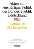 Bild: Akten zur Auswärtigen Politik der Bundesrepublik Deutschland / Akten zur Auswärtigen Politik der Bundesrepublik Deutschland 1989 - De Gruyter