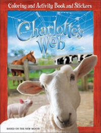 Enlarge image Cover: Charlotte's Web: Coloring and Activity Book and Stickers - HarperEntertainment