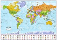 Abbildung von: Politische Weltkarte mit Flaggen, deutsch - INTERKART Landkarten & Globen