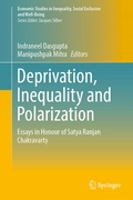 Cover: Deprivation, Inequality and Polarization - Springer