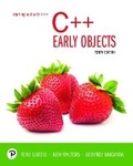 Cover: Starting Out with C++ - Pearson