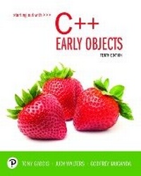 Enlarge image Cover: Starting Out with C++ - Pearson