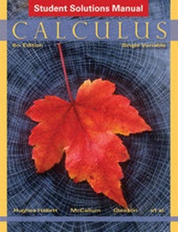 Enlarge image Cover: Calculus, Student Solutions Manual - Wiley