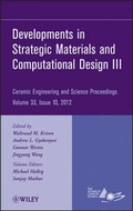 Cover: Developments in Strategic Materials and Computational Design III - Ceramic Engineering and Science Proceedings, Volume 33 Issue 10 - Wiley